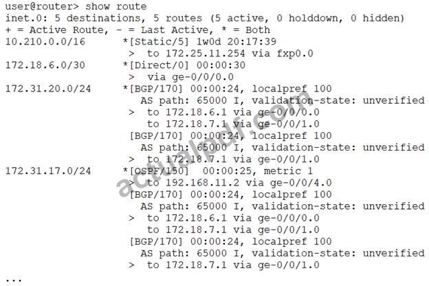 Exam Dumps Juniper-JN0-104 Juniper Juniper-JN0-104 4-3534435127